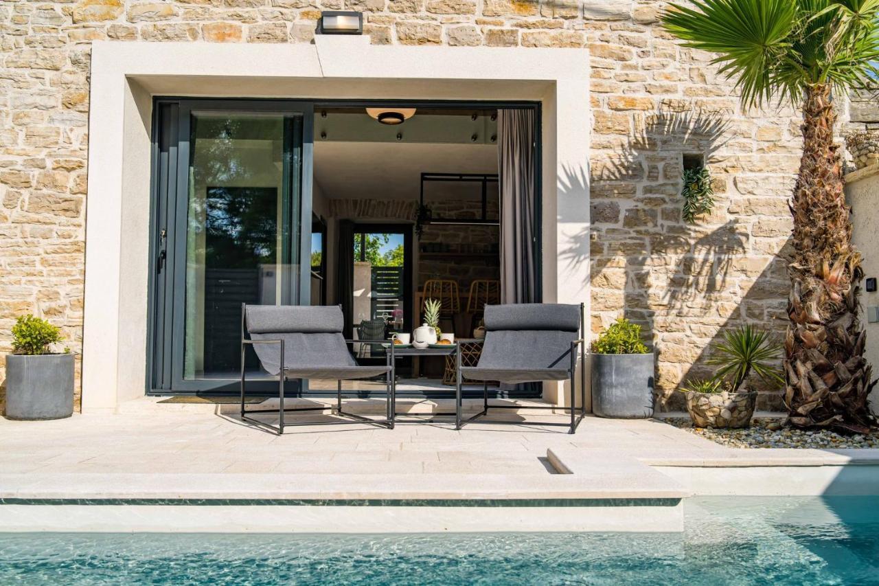Stone House With Pool Poeta Villa Pridraga Dış mekan fotoğraf