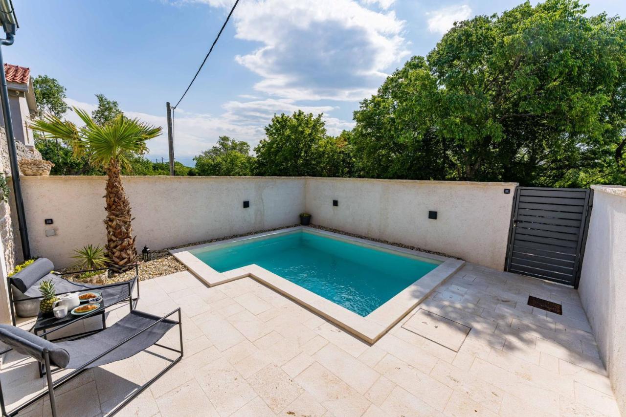 Stone House With Pool Poeta Villa Pridraga Dış mekan fotoğraf