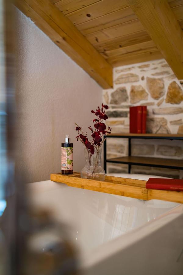 Stone House With Pool Poeta Villa Pridraga Dış mekan fotoğraf